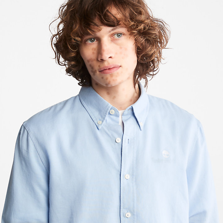 Lovell Long-sleeved Shirt for Men in Light Blue-