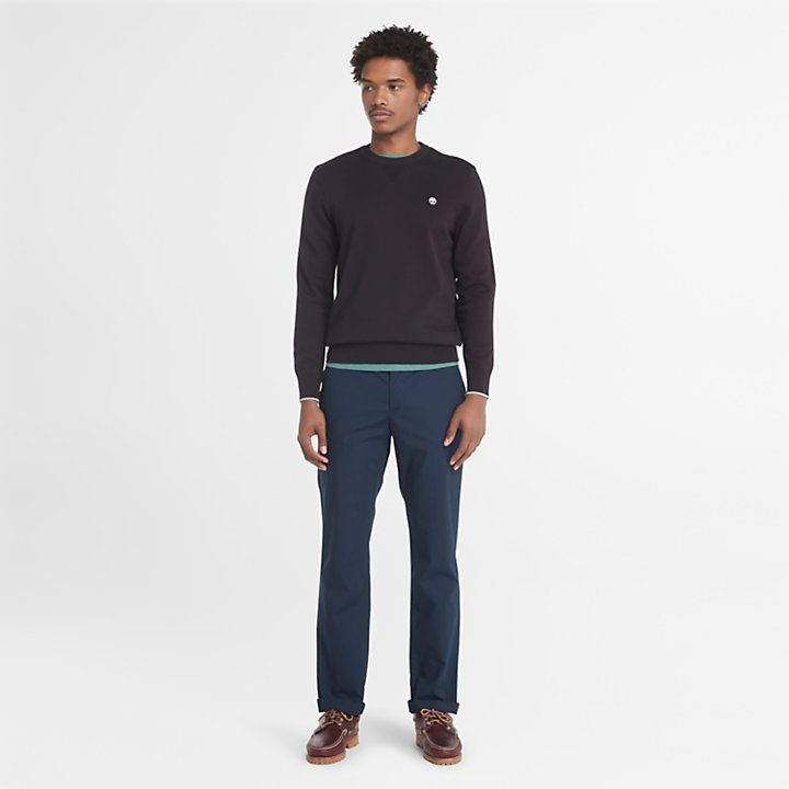 Squam Lake Stretch Chino Pants for Men in Navy-