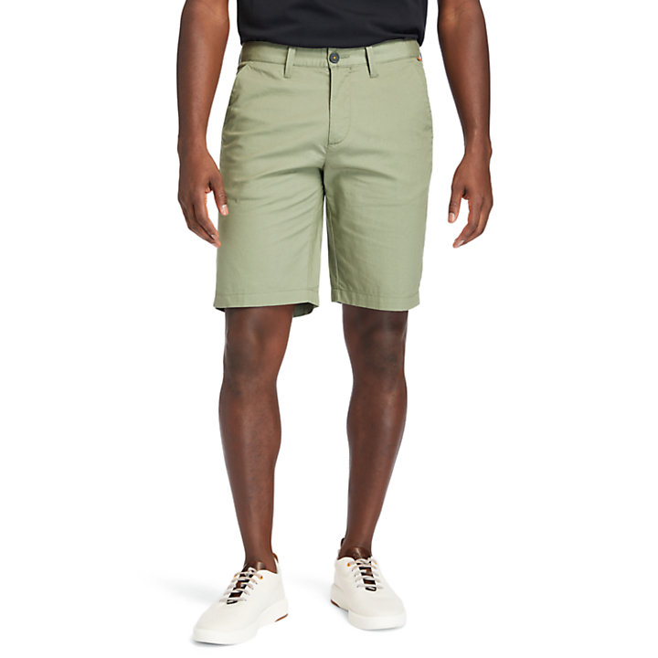 Shorts da Uomo Elasticizzati Squam Lake in verde-