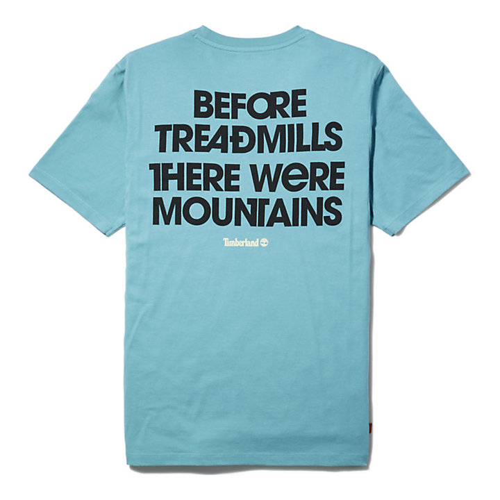 Outdoor Archive Graphic T-shirt voor heren in blauw-