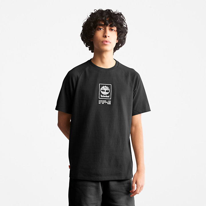 Heavyweight Logo T-shirt voor heren in zwart-
