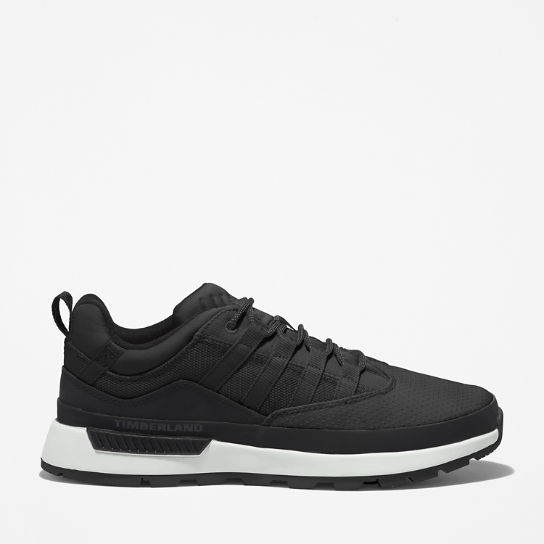 Euro Trekker Lace-Up Low Trainer for Men in Black | Timberland