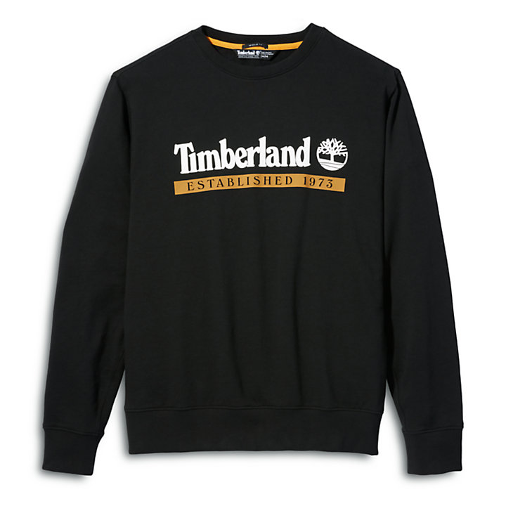 Established 1973 Sweatshirt for Men in Black-