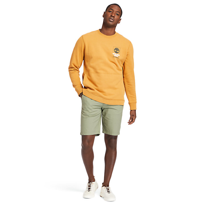 Nature Needs Heroes™ Sweatshirt für Herren in Gelb-