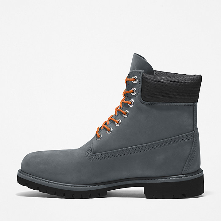 Timberland Premium® 6 Inch Boot for Men in Grey/Orange