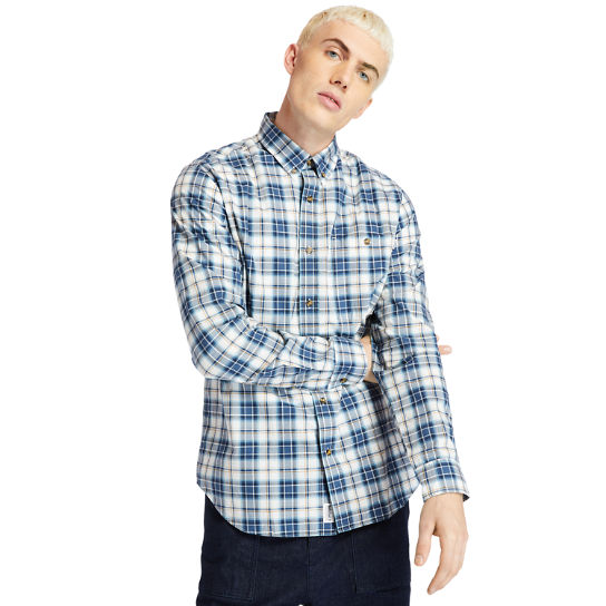Chemise à carreaux Essential pour homme en bleu | Timberland