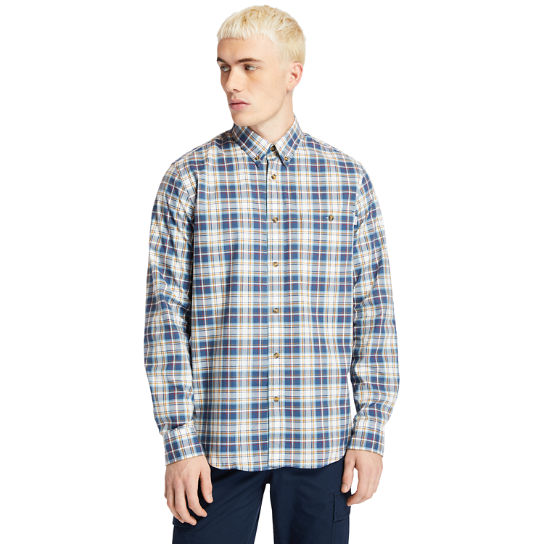 Chemise à carreaux Essential pour homme en bleu/jaune | Timberland