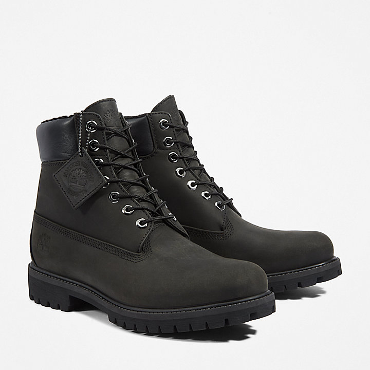 Timberland® Premium 6 Inch Waterproof Winter Boot for Men in Black