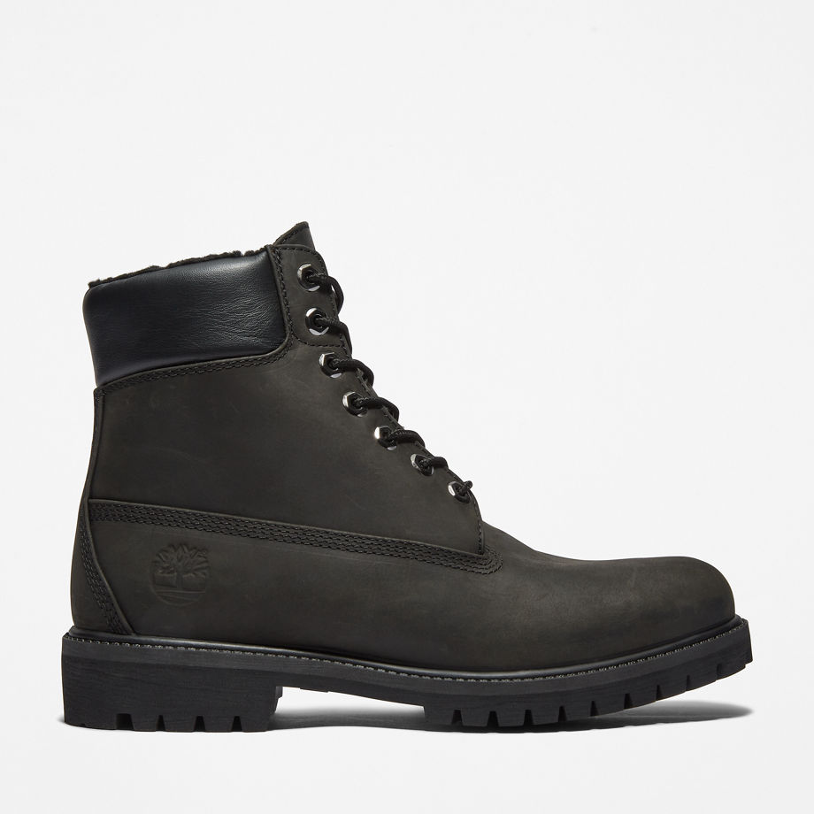 Timberland Premium 6 Inch Waterproof Winter Boot For Men In Black Black, Size 10.5