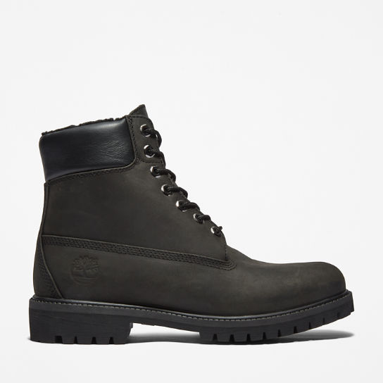 Timberland® Premium Warm-lined 6 Inch Boot for Men in Black | Timberland