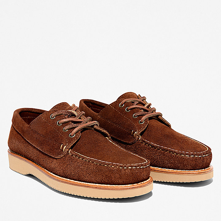 American Craft Boat Shoe for Men in Dark Brown