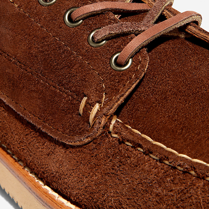 American Craft Boat Shoe for Men in Dark Brown-