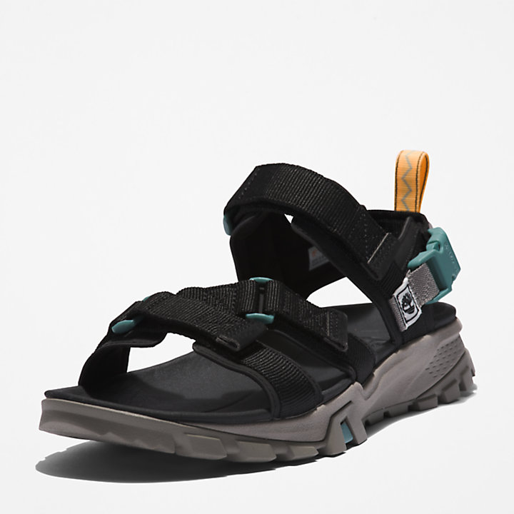 Garrison Trail Webbing-strap Sandal for Men in Black-
