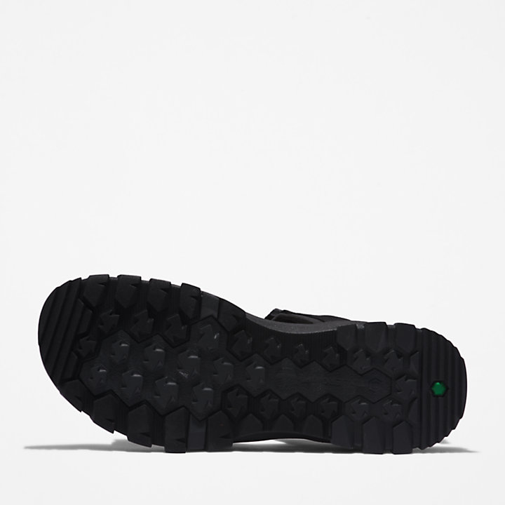Sandalo da Uomo con Cinturino in Materiale Rinforzato Garrison Trail in colore nero monocromatico-
