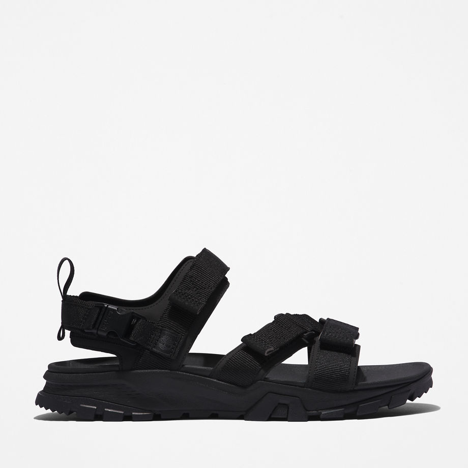Timberland Garrison Trail Two-strap Sandal For Men In Black Black, Size 12.5