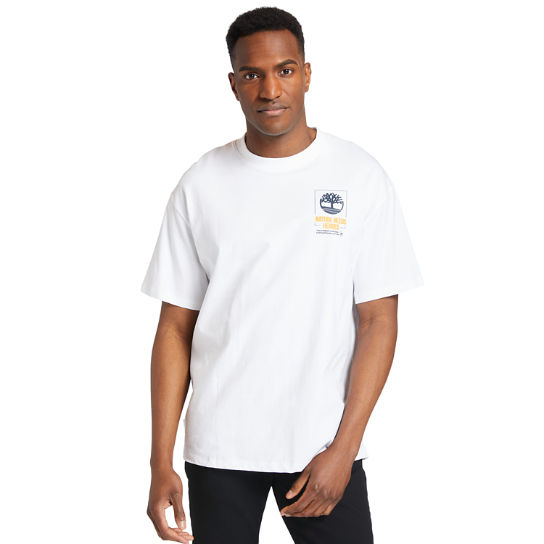 Nature Needs Heroes™ Back-graphic T-Shirt for Men in White | Timberland