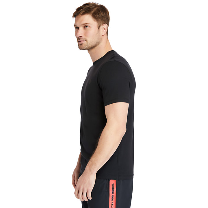 T-shirt Cocheco River coton Supima® pour homme en noir-