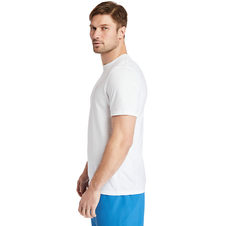 Cocheco River Supima® Cotton T-shirt for Men in White-