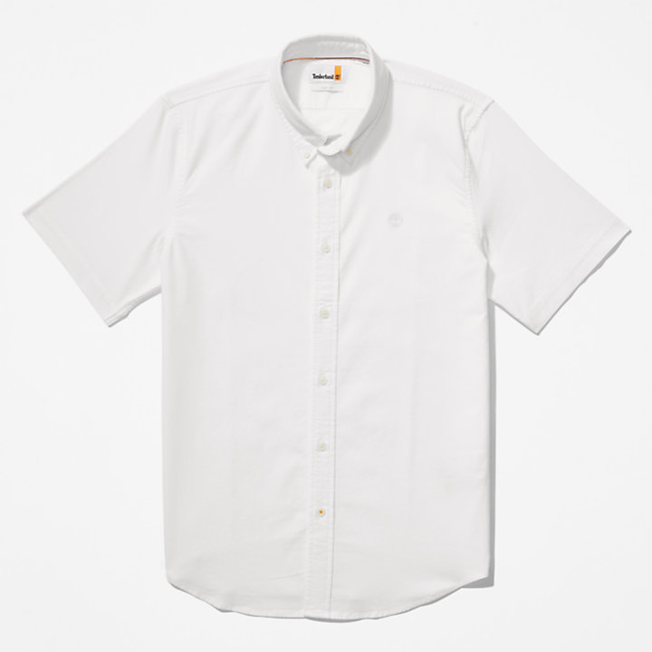 Pleasant River Oxford Shirt for Men in White-
