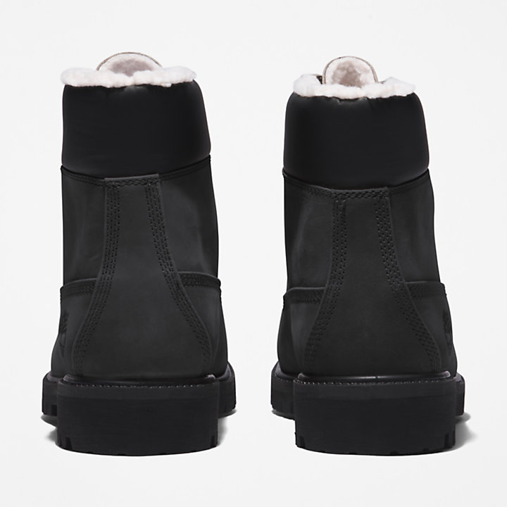 Timberland® Premium 6 Inch Winter Boot voor heren in zwart met rood-