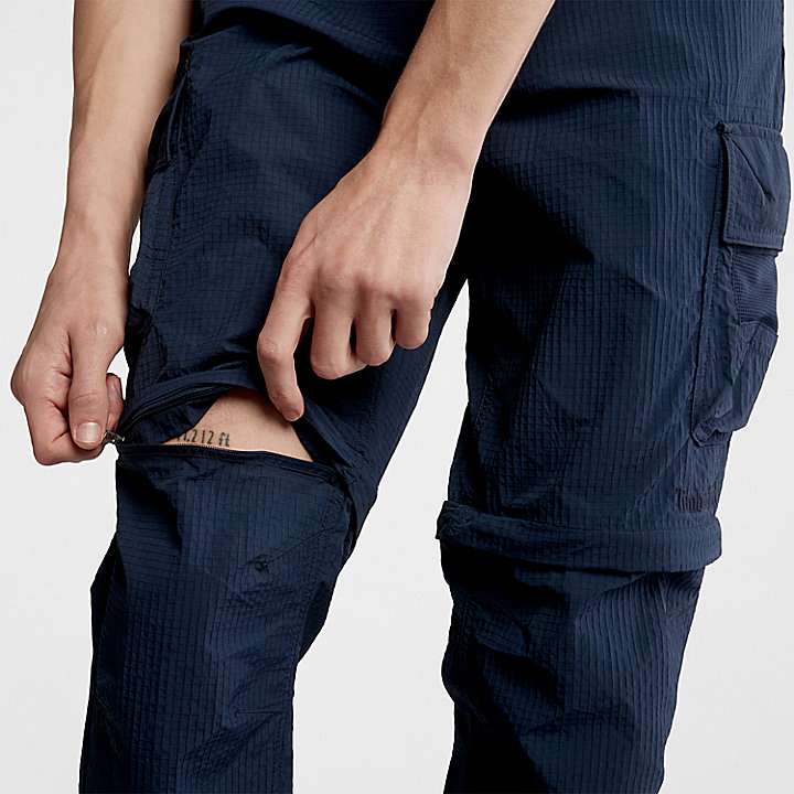 Pantalones Convertible para Hombre en azul marino