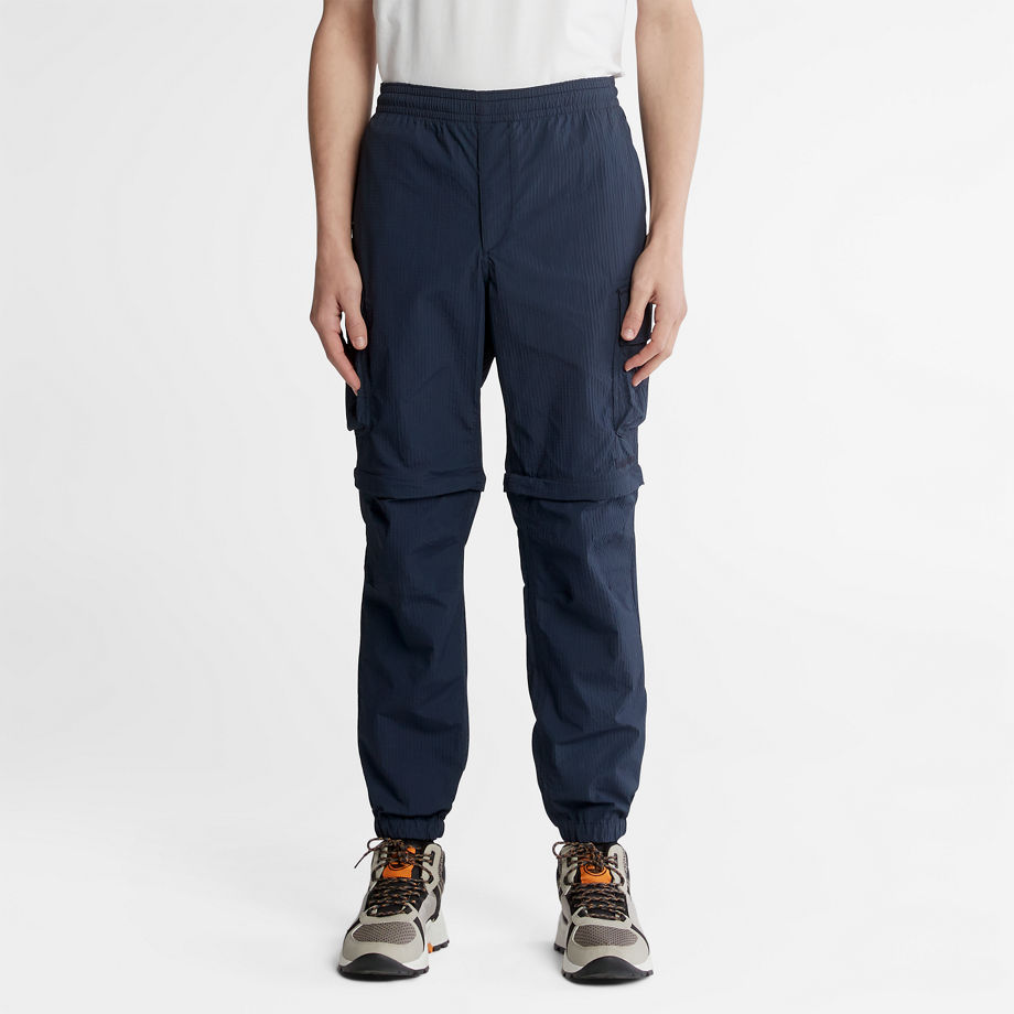 Timberland Convertible Trousers For Men In Navy Navy
