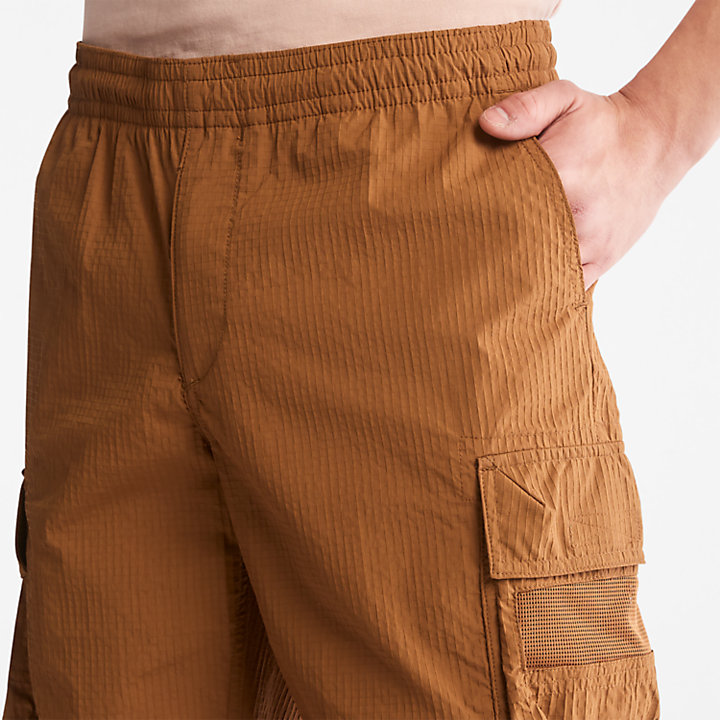 Pantaloni Convertibili da Uomo in marrone-