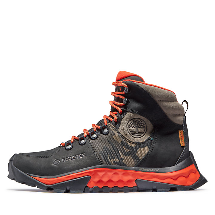 Solar Ridge Gore-Tex® GreenStride™ Hiking Boot for Men in Black-