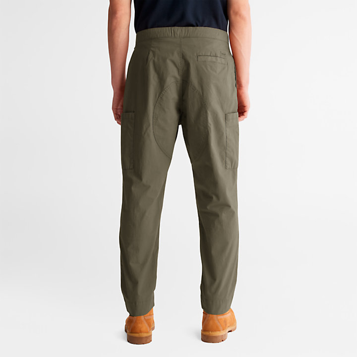 Outdoor Heritage Cargo Trousers for Men in Dark Green-