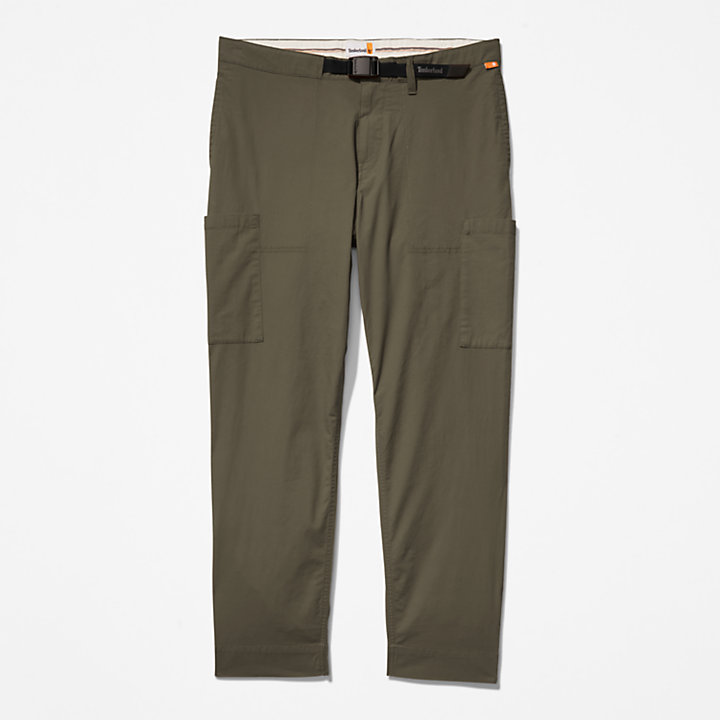 Pantaloni Cargo da Uomo Outdoor Heritage in verde scuro-