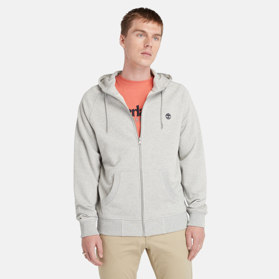Timberland Exeter Loopback Hoodie For Men In Grey Grey, Size XL