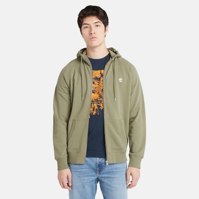 Exeter Loopback Hoodie for Men in Light Green | Timberland