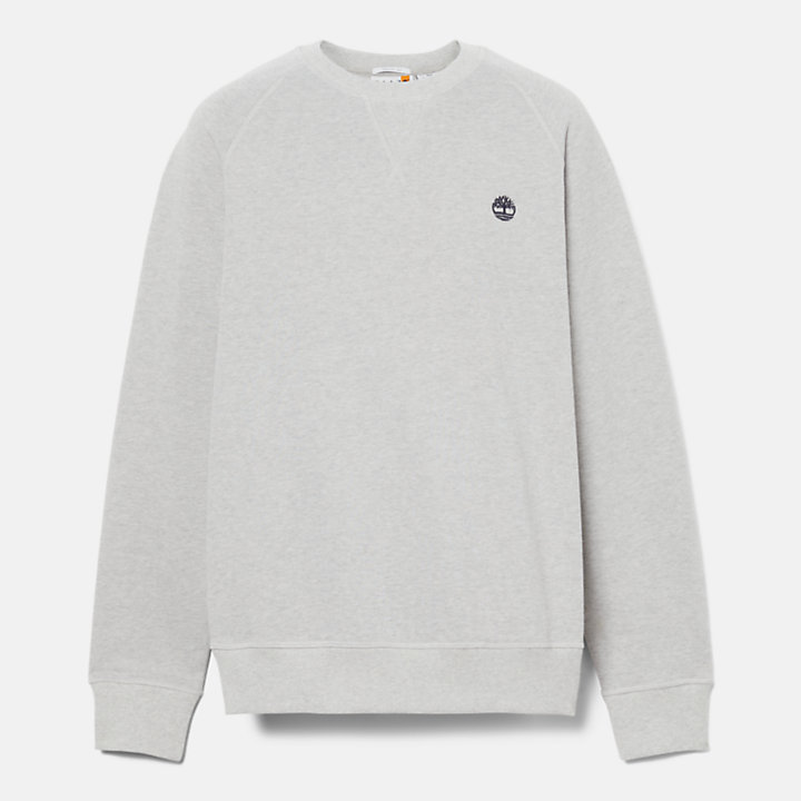 Exeter Loopback Crewneck Sweatshirt for Men in Grey-