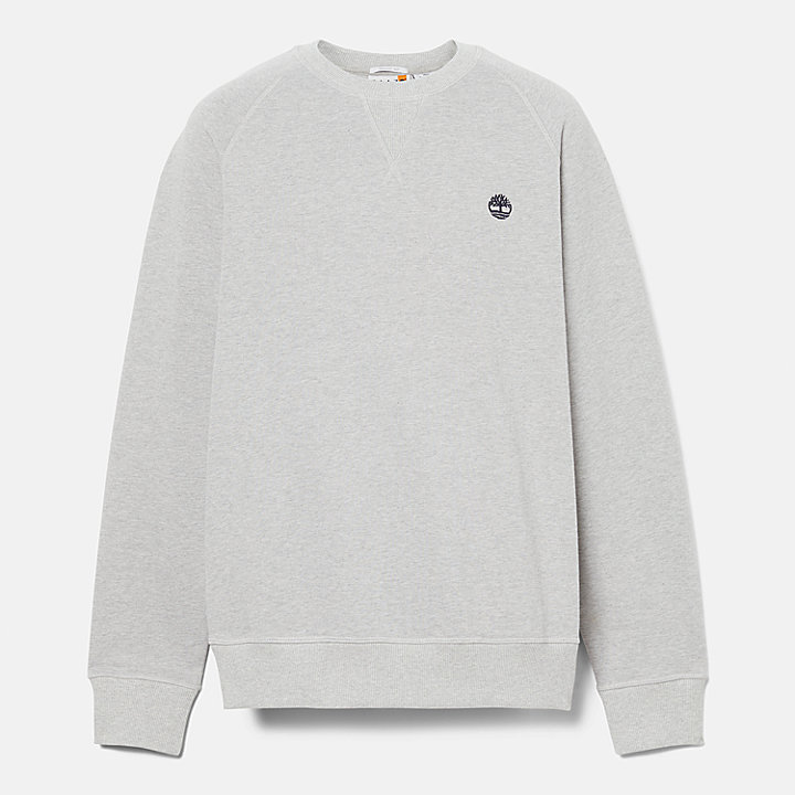 Exeter Loopback Crewneck Sweatshirt for Men in Grey