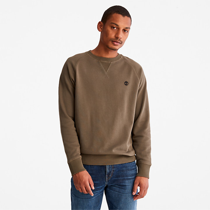 Exeter River Sweatshirt for Men in Dark Green-