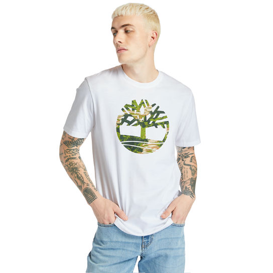 Camiseta Kennebec River para Hombre en blanco | Timberland