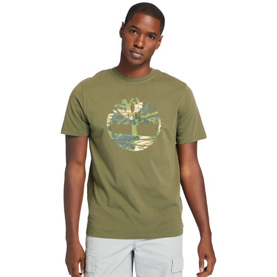 Kennebec River T-shirt voor heren in donkergroen | Timberland