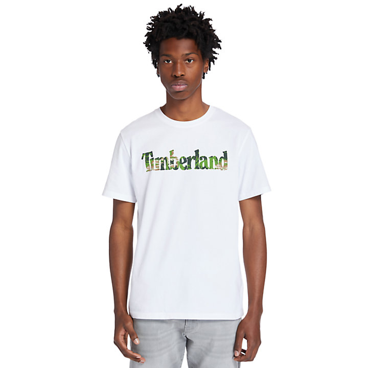 T-shirt Kennebec River à logo pour homme en blanc-