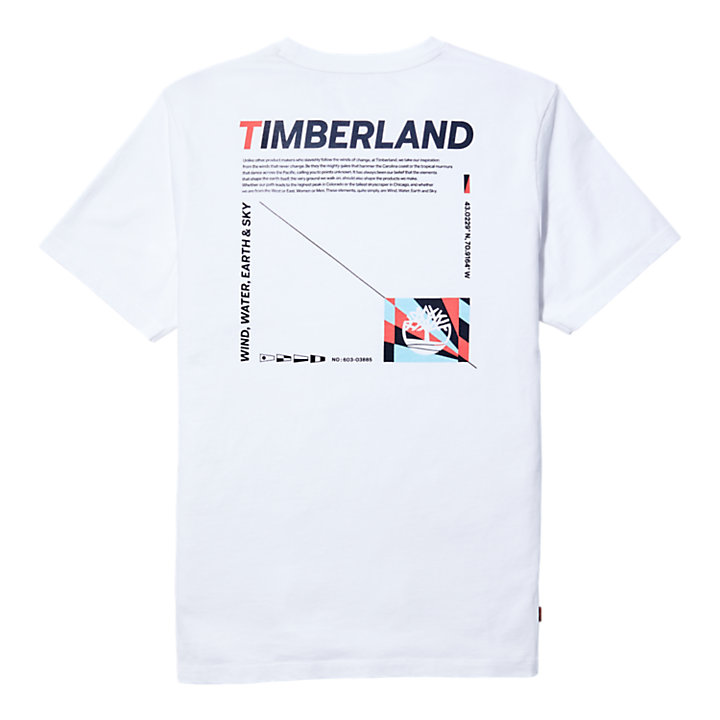 Coastal Cool T-Shirt mit Grafik für Herren in Weiß-