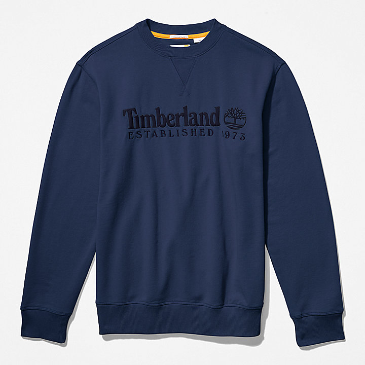 Est. 1973 Crewneck Sweatshirt for Men in Navy