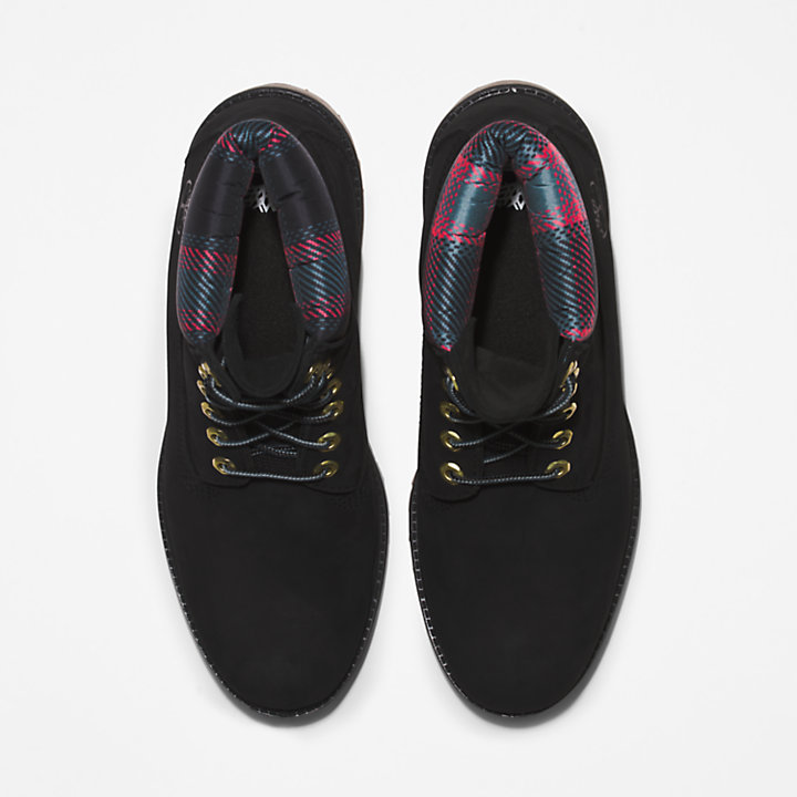 Timberland Premium® 6 Inch Boot voor heren in zwart/roze-