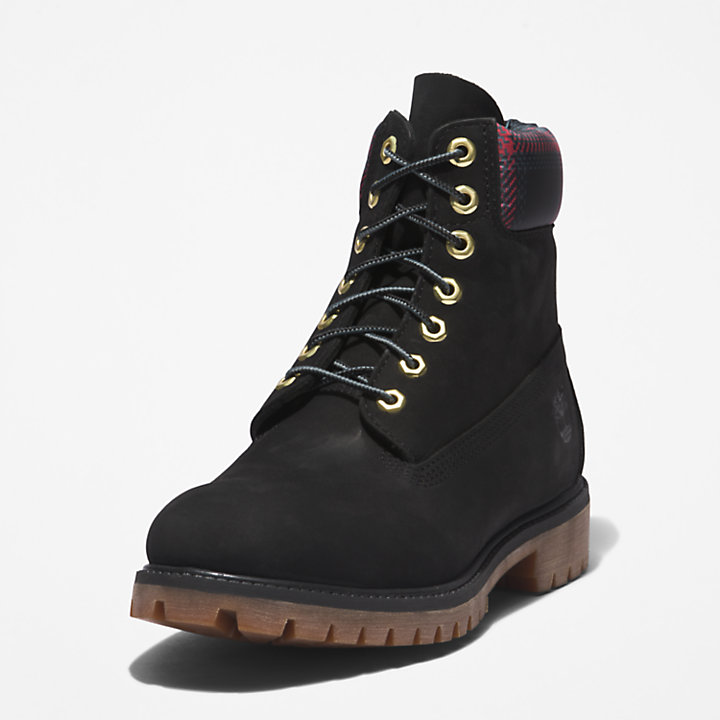 Timberland Premium® 6 Inch Boot voor heren in zwart/roze-