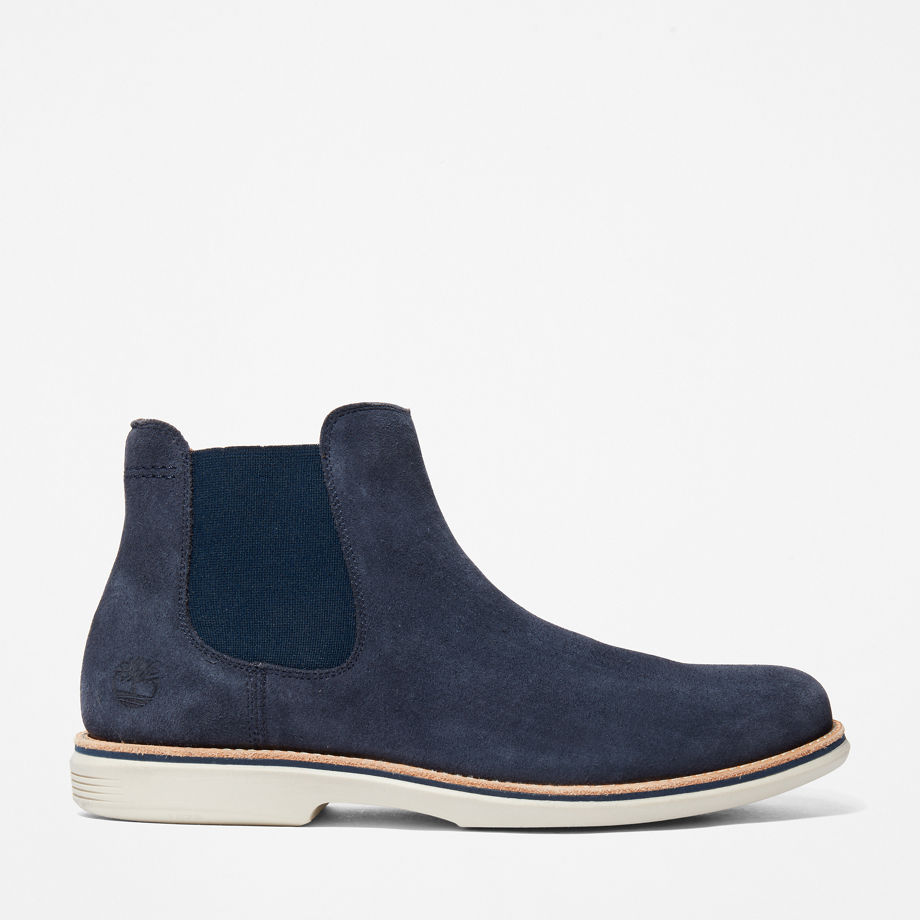 Timberland City Groove Chelsea Boot For Men In Navy Navy, Size 7