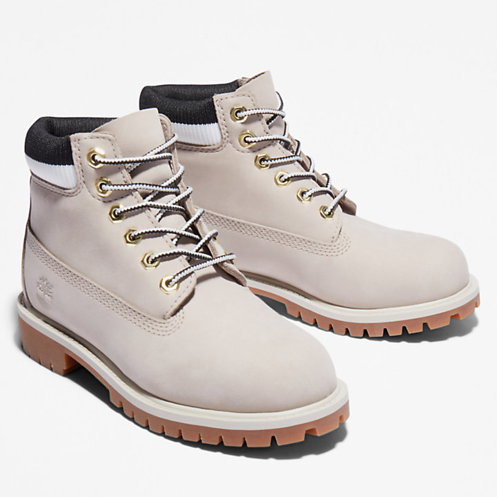 Timberland® Premium 6-Inch Waterproof Boots junior in beige | Timberland
