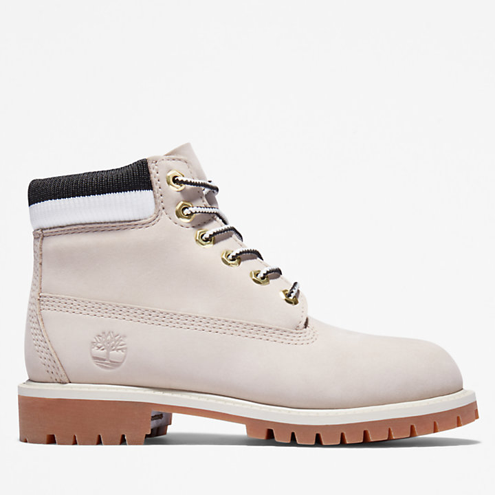 Timberland® Premium 6-Inch Waterproof Boots voor junior in beige-