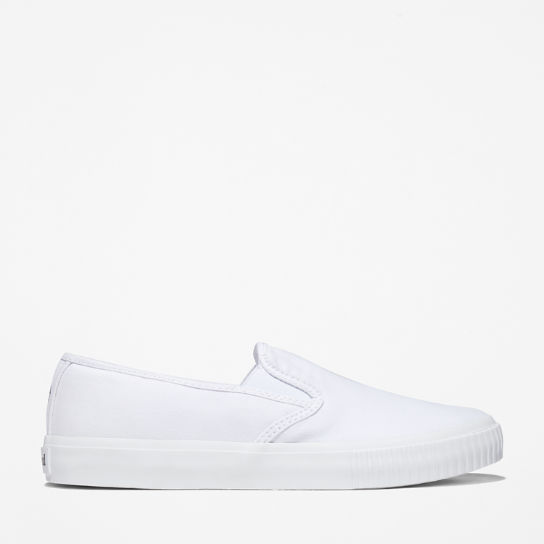 Sneaker Slip-on in tela da Donna Skyla Bay in bianco | Timberland