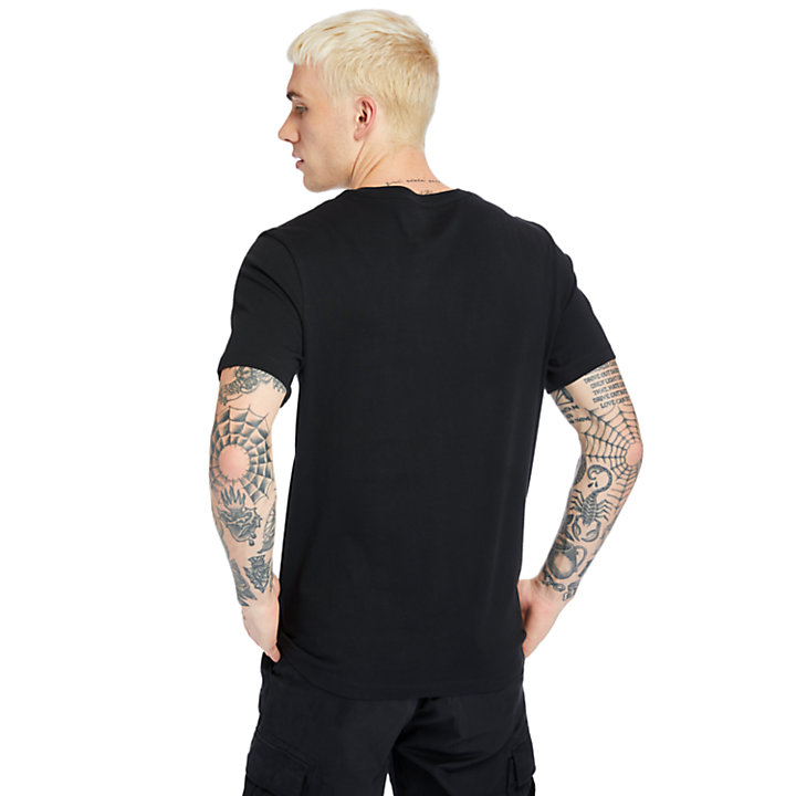 Camiseta Mountain-to-River para Hombre en color negro-