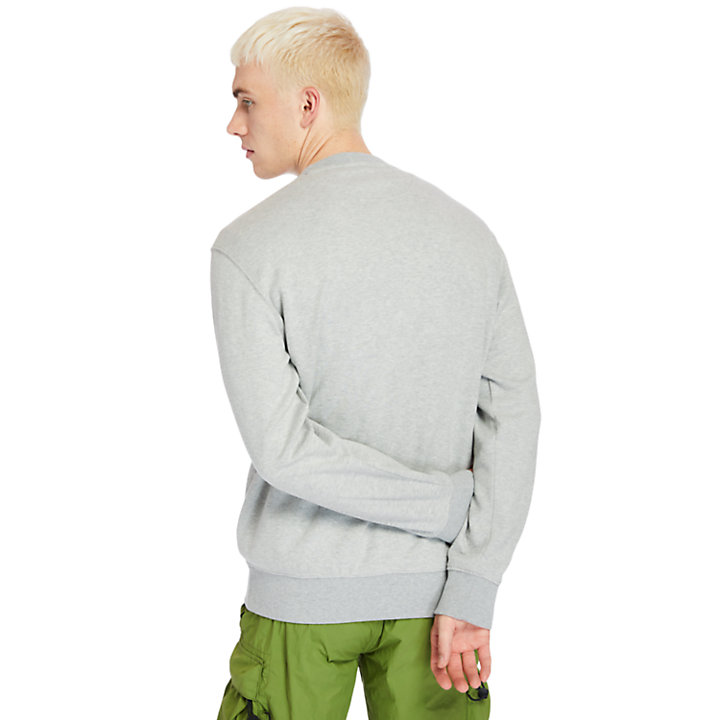 Mountain-to-River Sweatshirt für Herren mit Grafik in Grau-