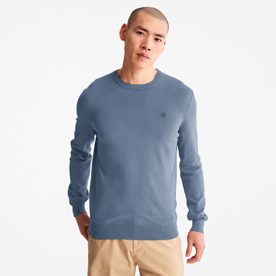 Sweat-shirt teint en pièce pour homme en bleu marine | Timberland
