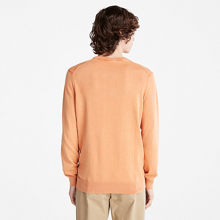 Camisola com Gola Redonda EK+ para Homem em laranja
